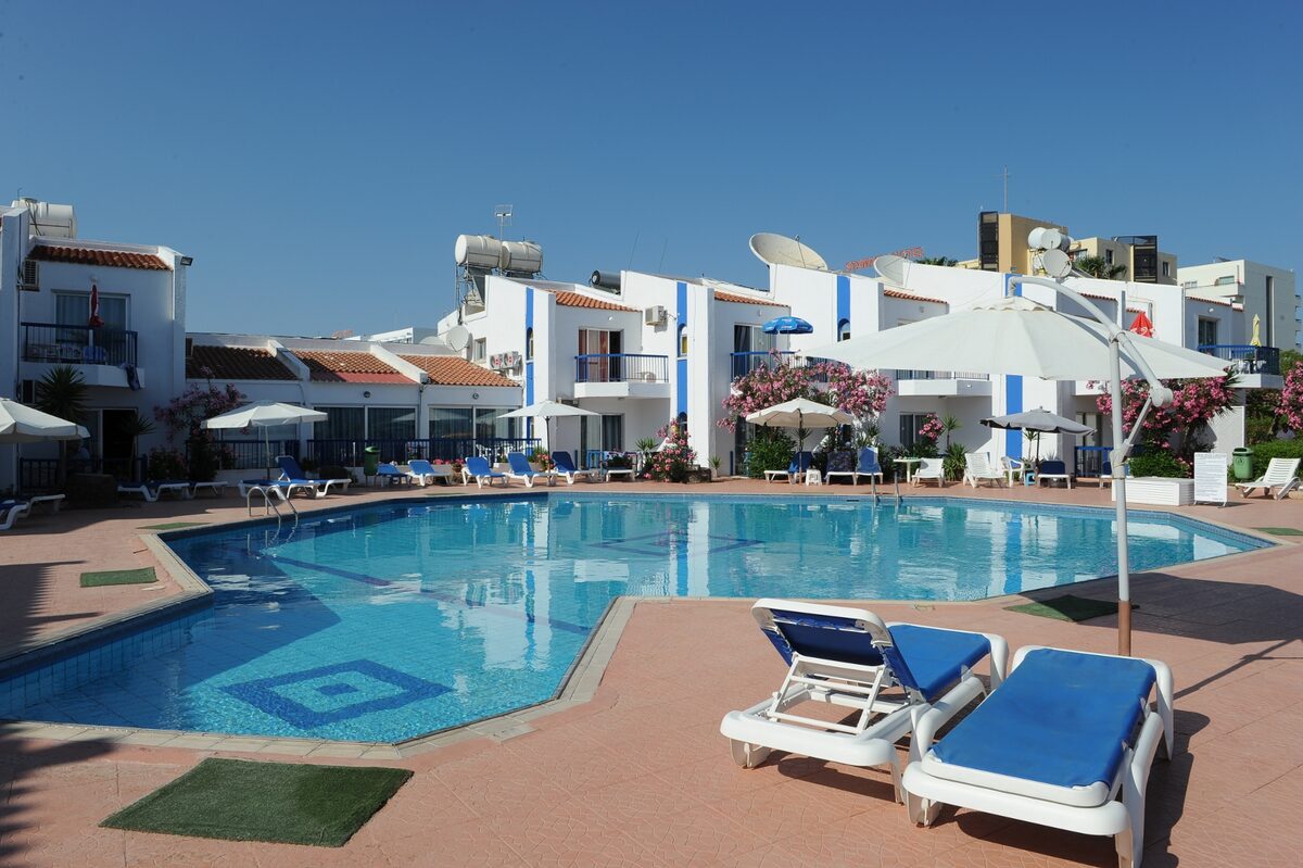 Swimming pool at Alexia Hotel Apartments Agia Napa Cyprus